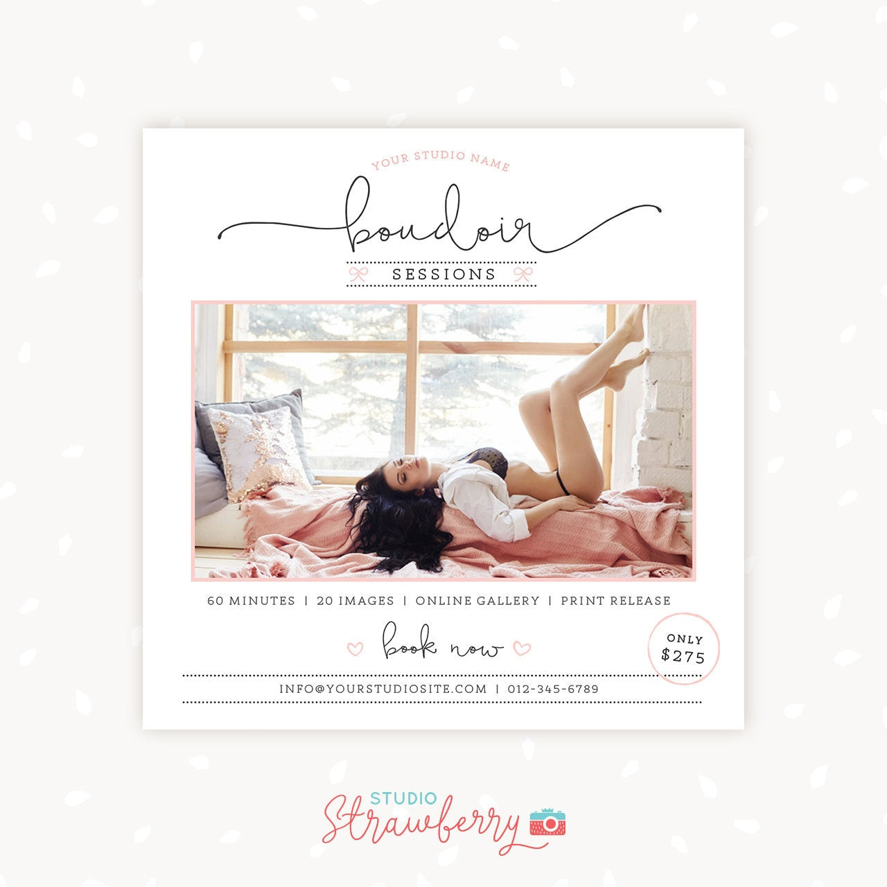 Boudoir session template, Boudoir Template, Boudoir Mini Session Template, Boudoir Photography, Mini Sessions, Boudoir Marketing Template