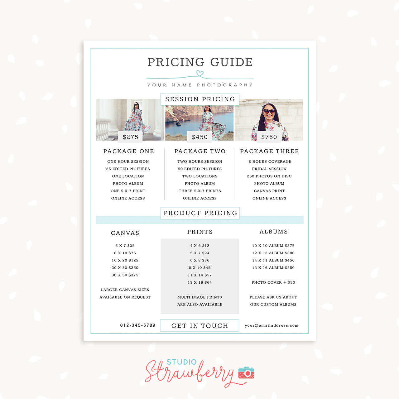 Photography Forms, Client Booking Form For Photographer, Sign up Template, Invoice Template Photography, Pricing Guide Photography, Prints