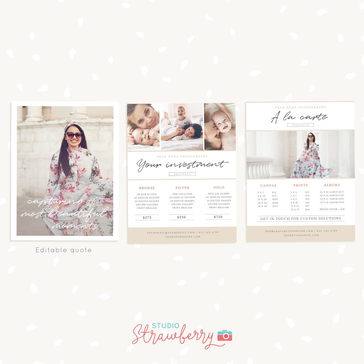 Welcome guide template, Photography Magazine, Brochure for photographers, Magazine Template, Magazine Photoshop Template, PSD magazine