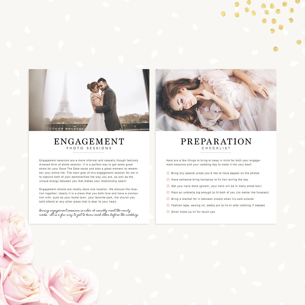 Wedding Photography Magazine Template, Wedding Welcome Guide Template, Wedding brochure, Wedding Photographer, Wedding Photography Marketing
