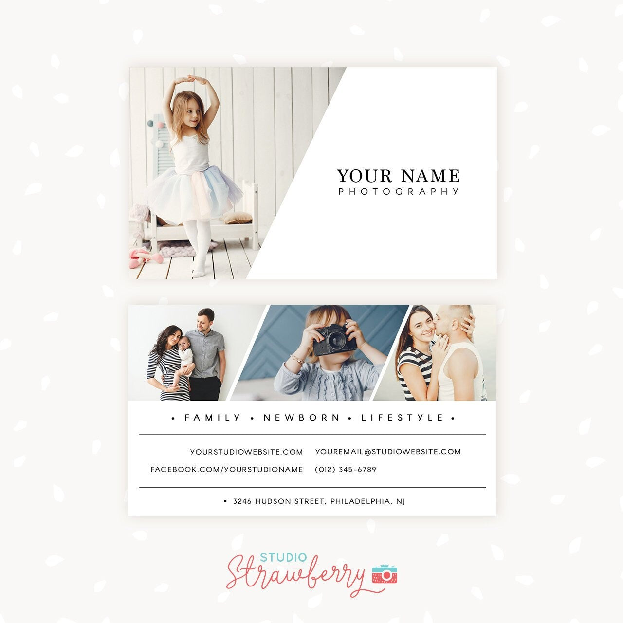 Photography Business Card Template, Photo Business Cards, Photography Marketing, Gallery Business Card for Photographers