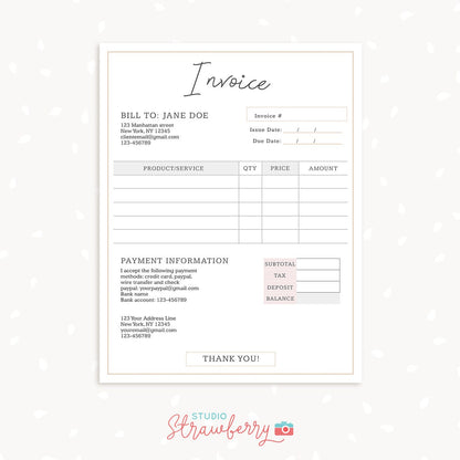 Boudoir Photography Forms Bundle, Boudoir template, Boudoir forms, Questionnaire, Model release, Invoice, Boudoir contract, Price list