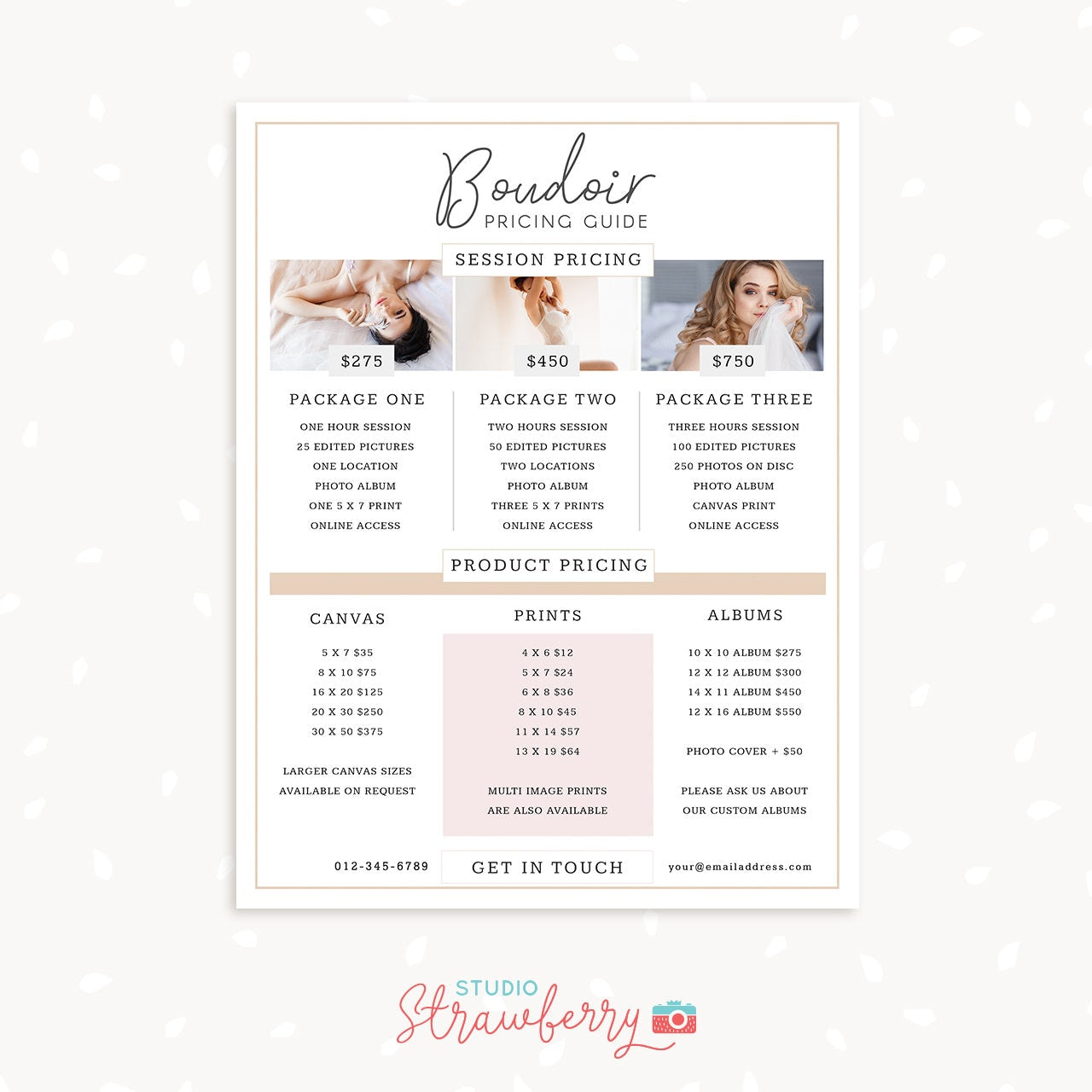 Boudoir Photography Forms Bundle, Boudoir template, Boudoir forms, Questionnaire, Model release, Invoice, Boudoir contract, Price list