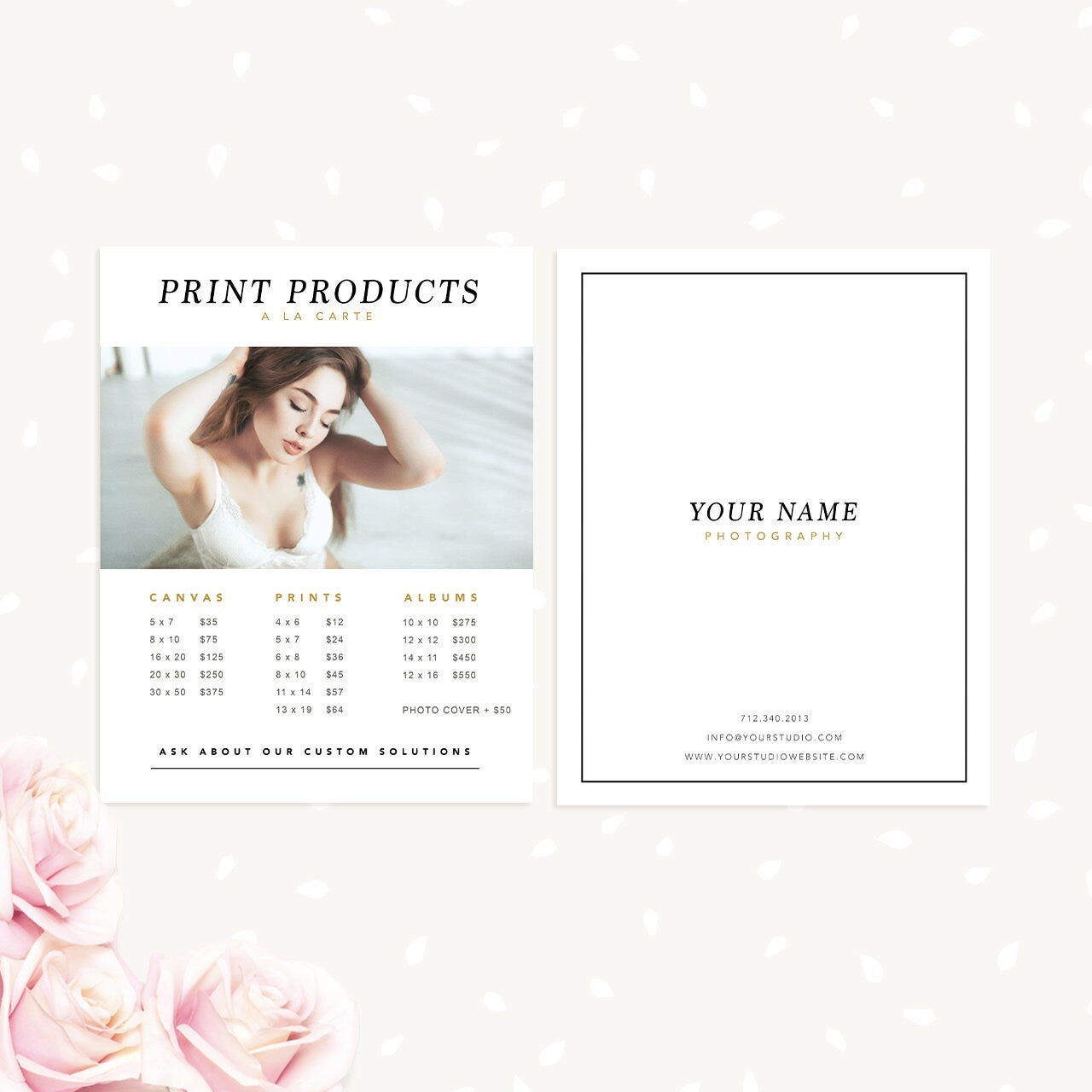 Boudoir Photography Magazine Template, Boudoir Welcome Guide Template, Boudoir brochure, Boudoir Photographer, Boudoir Photography Marketing