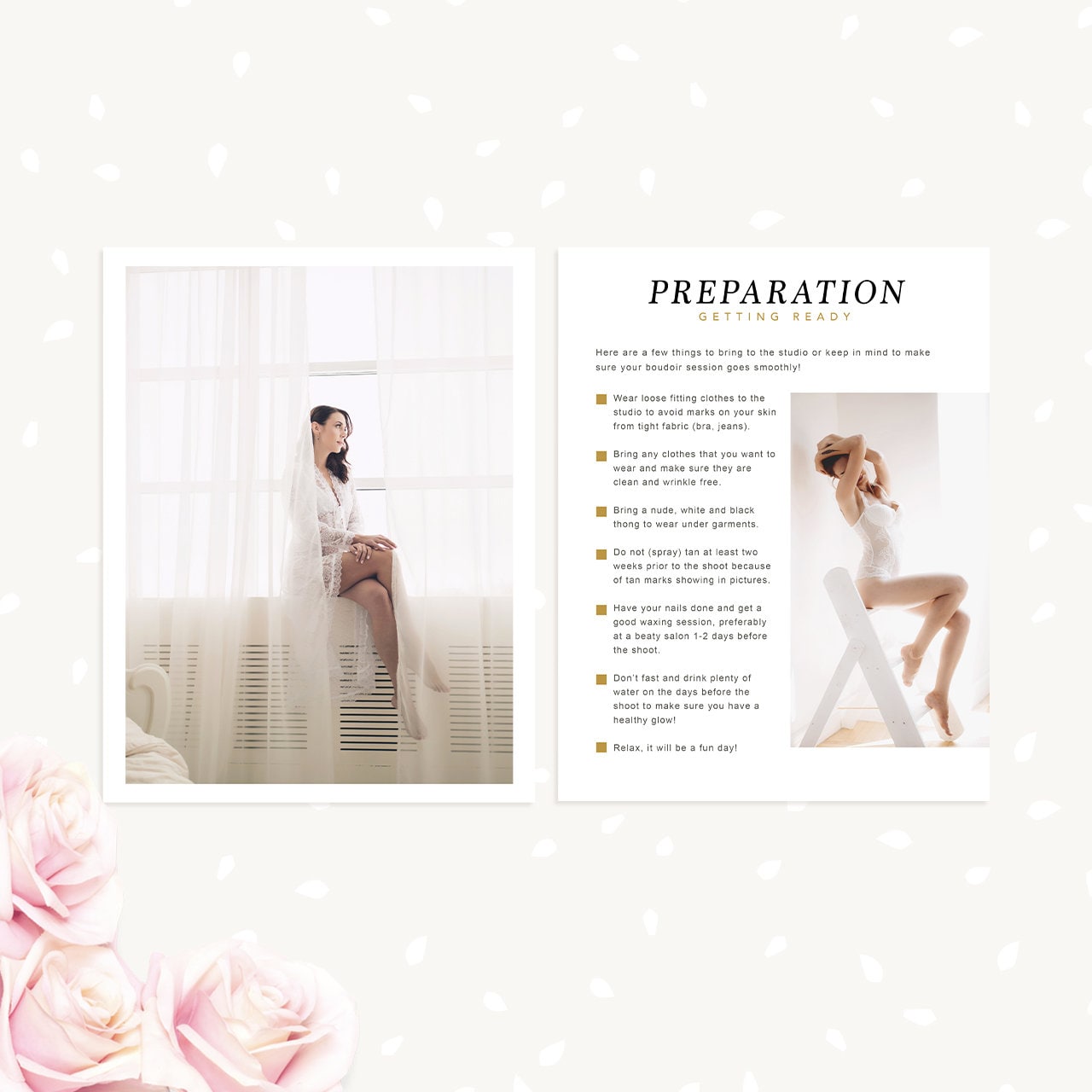 Boudoir Photography Magazine Template, Boudoir Welcome Guide Template, Boudoir brochure, Boudoir Photographer, Boudoir Photography Marketing