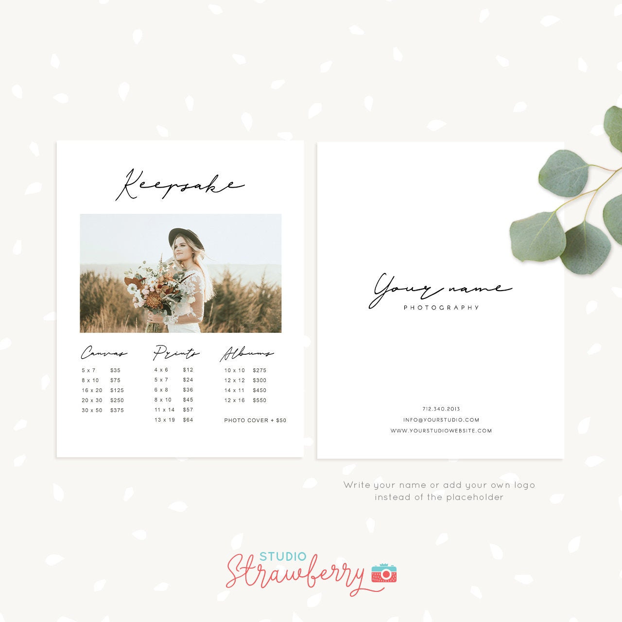 Wedding Photography Magazine Template, Wedding Welcome Guide Template, Wedding brochure, Wedding Photographer, Wedding Photography Marketing