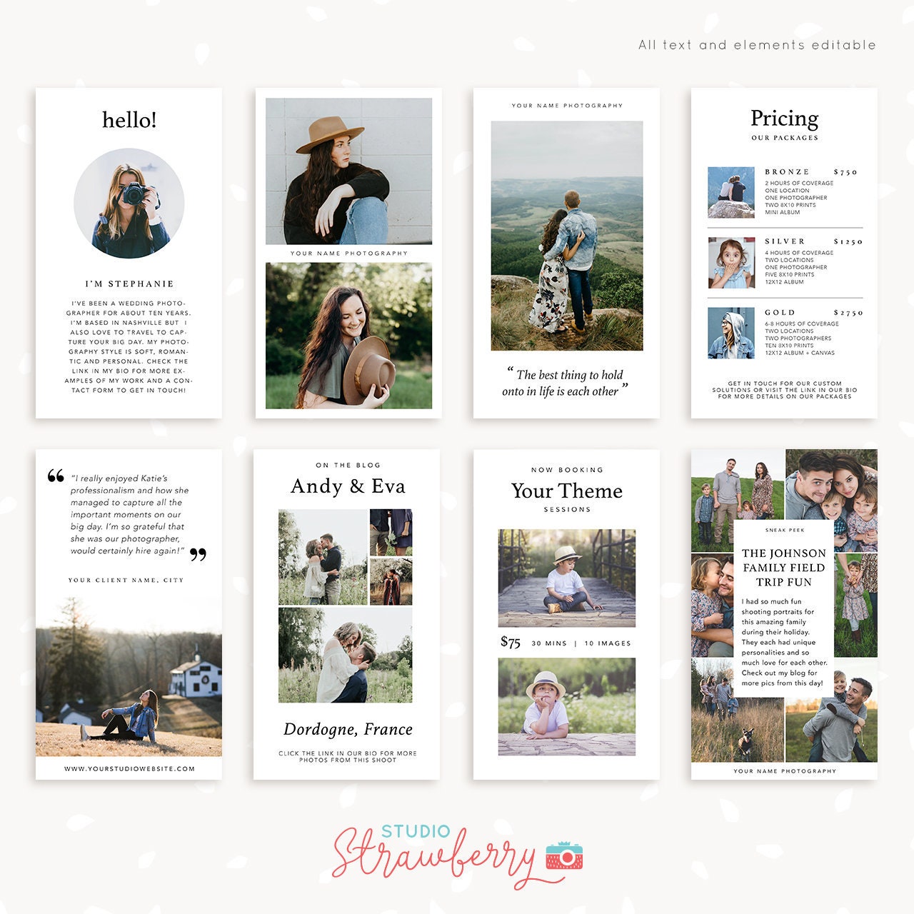 Instagram story template photographer, Instagram stories template, Instagram photography, Photographer instagram, Sneak peek, collage, blog
