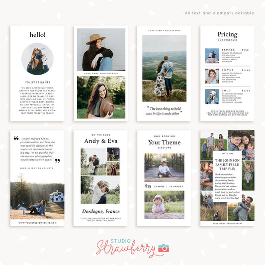 Instagram story template photographer, Instagram stories template, Instagram photography, Photographer instagram, Sneak peek, collage, blog