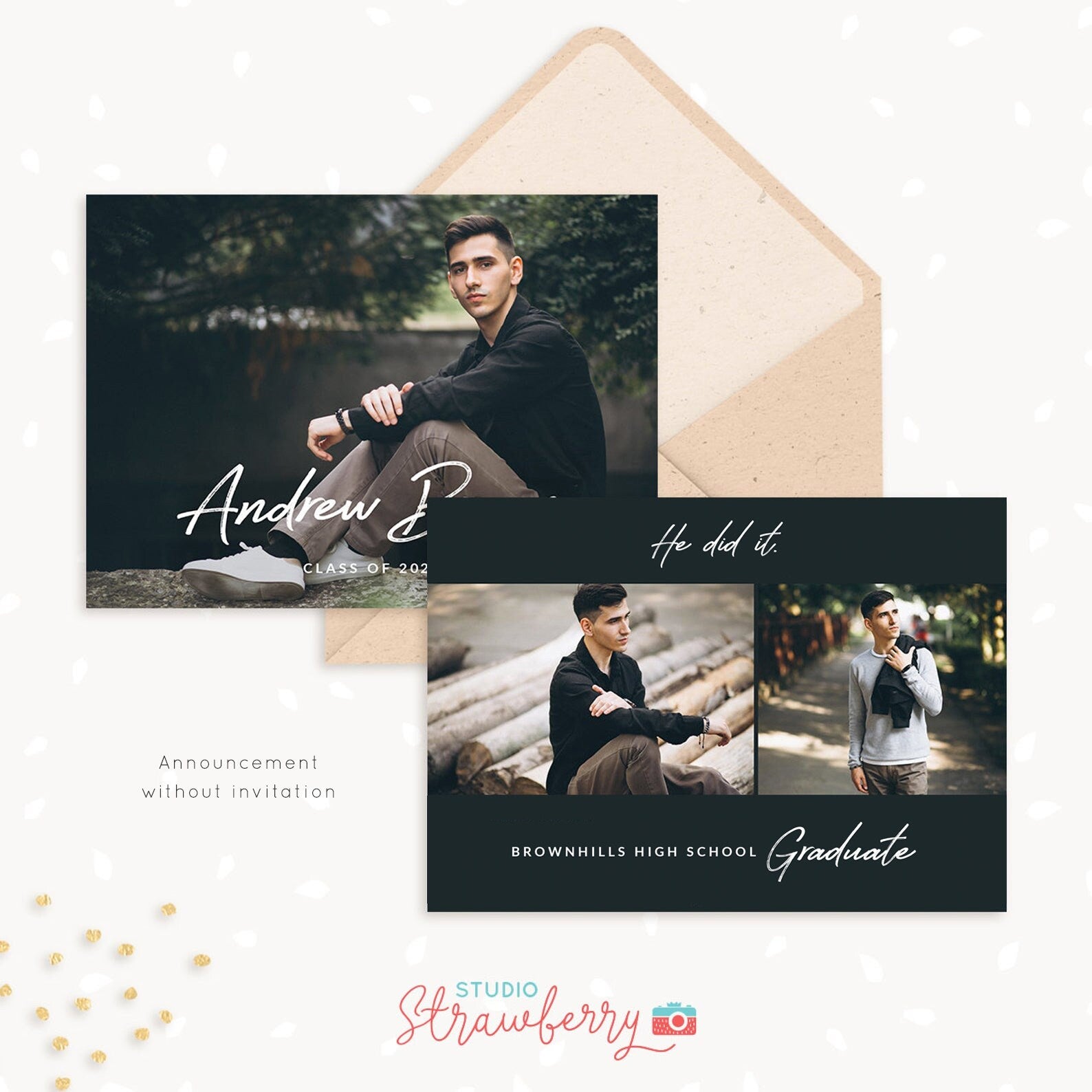 Guy graduation announcement, Graduation announcement boy, Graduation Invitation 2020 Boy, Senior Graduation Template, Graduation Invitation