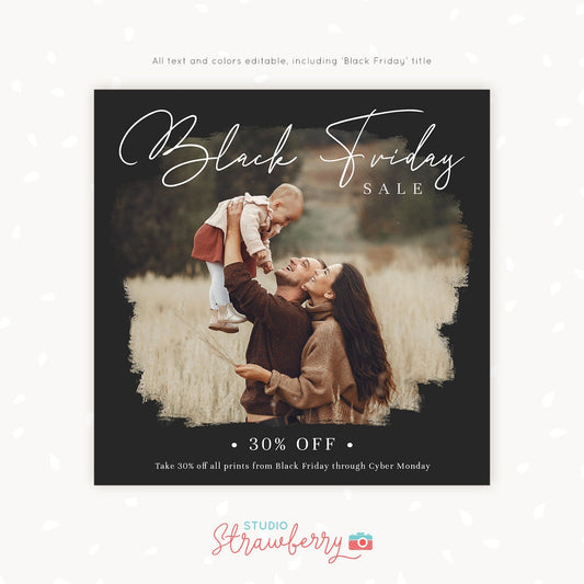 Black Friday Marketing Template, Black Friday Photoshop Template, Black Friday Sale Promotion, Square, Instagram, Social media, Facebook