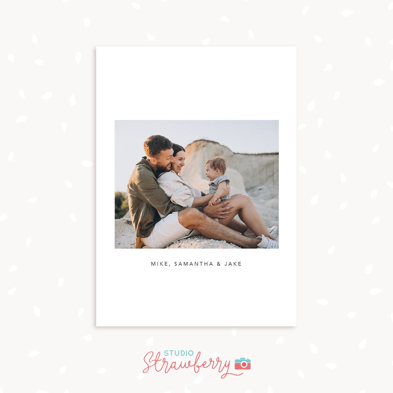 Happy New Year photo card template, New years photo card template, New year card printable, New year cards photo template, Holiday card
