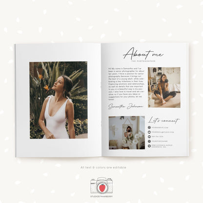 Senior Magazine Template, Senior Welcome Guide, Senior Photography Magazine, Senior graduation, 10 pages Magazine Template, Senior marketing