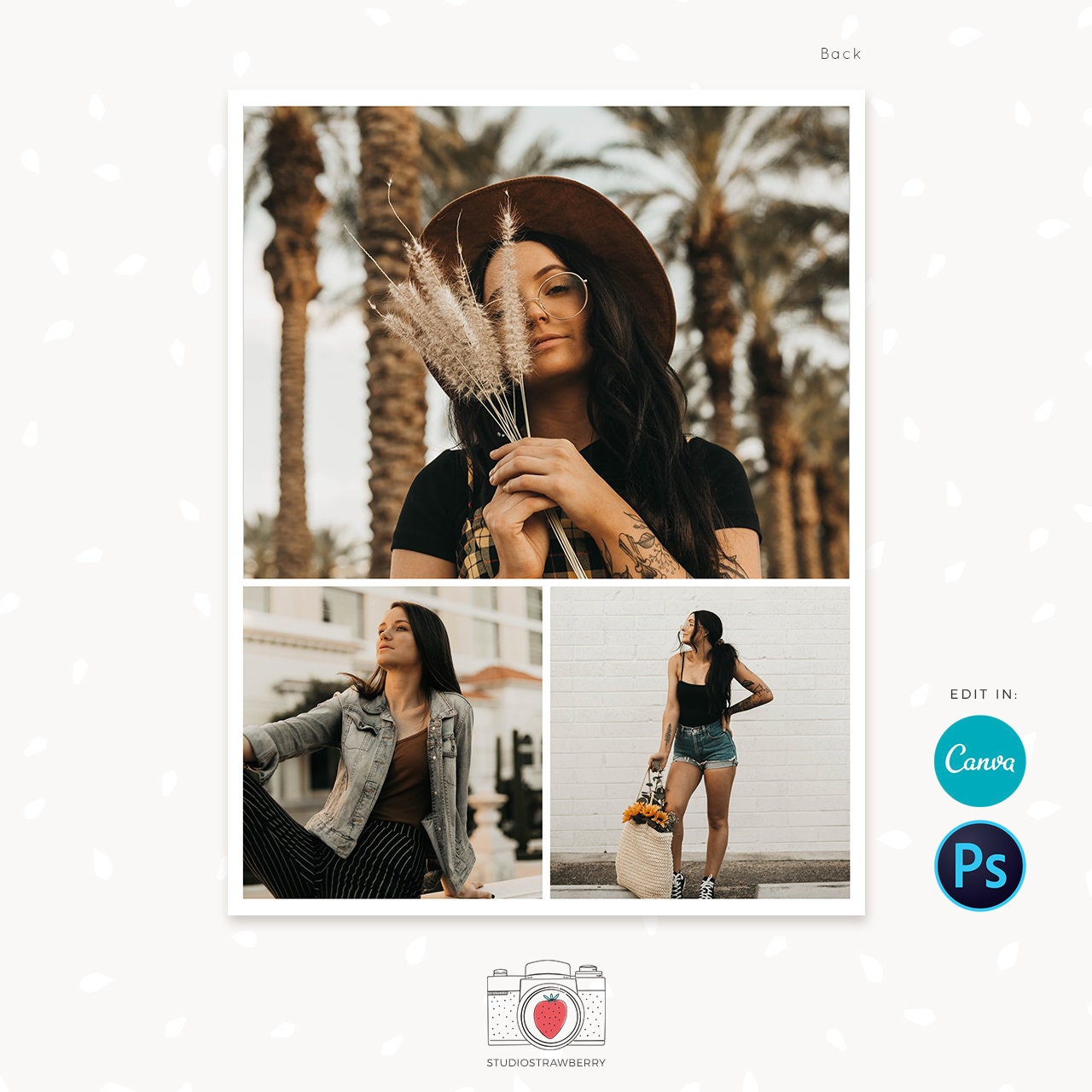 Photography flyer template, Canva, Photoshop, pamphlet, photography brochure, one page flyer, one page brochure, photo letter size flyer C02