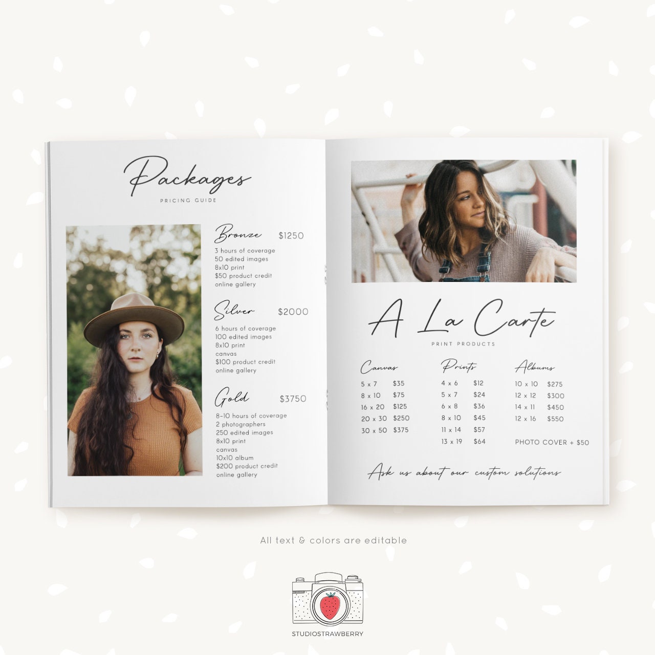 Senior Magazine Template, Senior Welcome Guide, Senior Photography Magazine, Senior graduation, 10 pages Magazine Template, Senior marketing