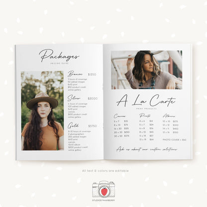 Senior Magazine Template, Senior Welcome Guide, Senior Photography Magazine, Senior graduation, 10 pages Magazine Template, Senior marketing
