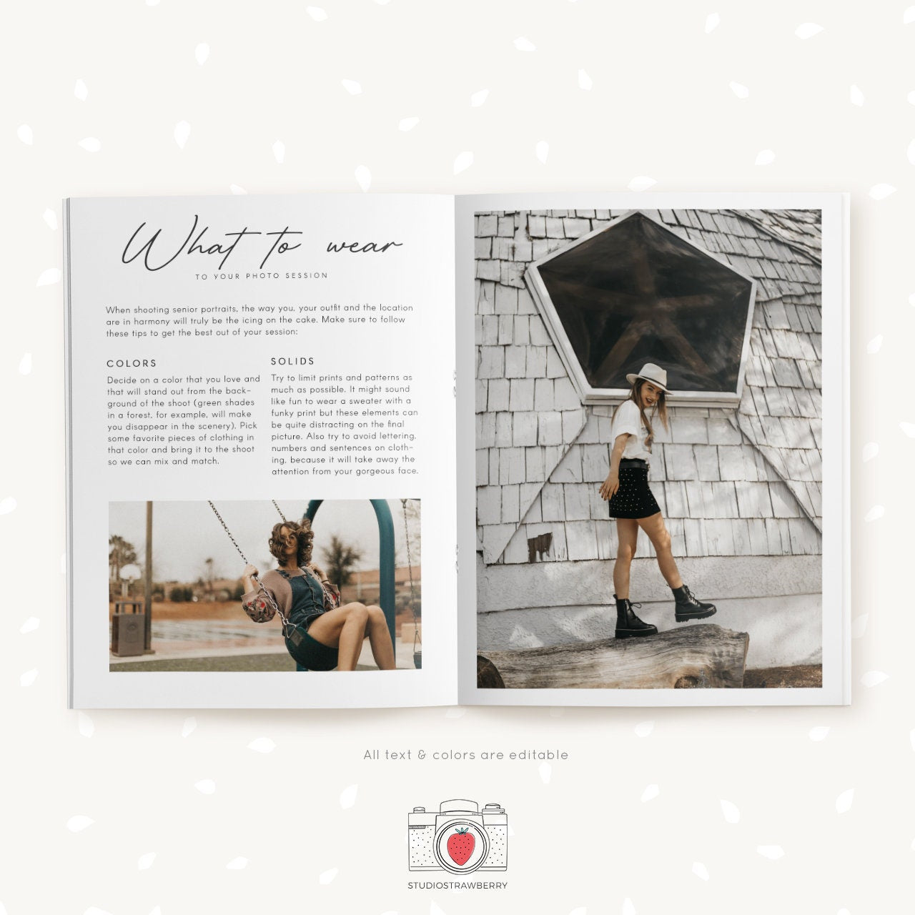 Senior Magazine Template, Senior Welcome Guide, Senior Photography Magazine, Senior graduation, 10 pages Magazine Template, Senior marketing