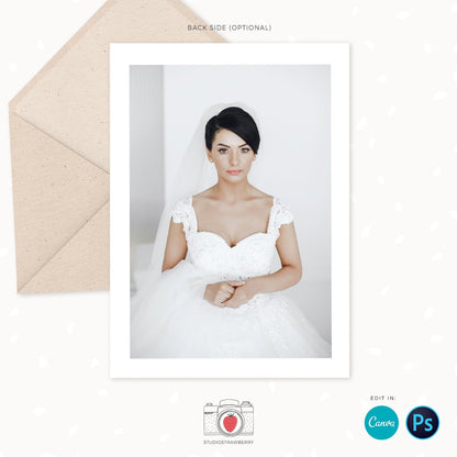 Wedding thank you cards with photo template, Thank You Card Template Canva, Thank You Printable, Collage thank you card template