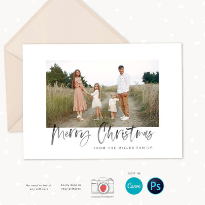Year in review Christmas card template, Canva, 2022 collage, Year in review template collage, Year in review holiday card, 2022 Pictures
