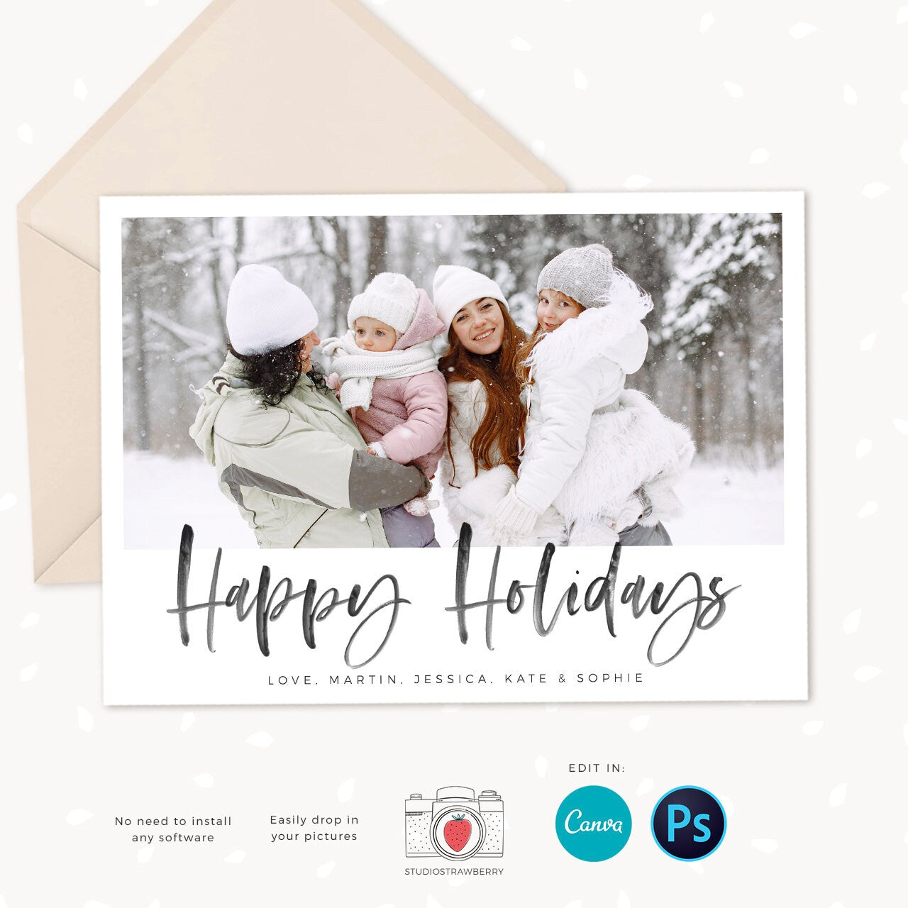 Year in review card template, Canva, 2022 collage, Year in review Christmas card template collage, Year in review holiday card 2022 Pictures