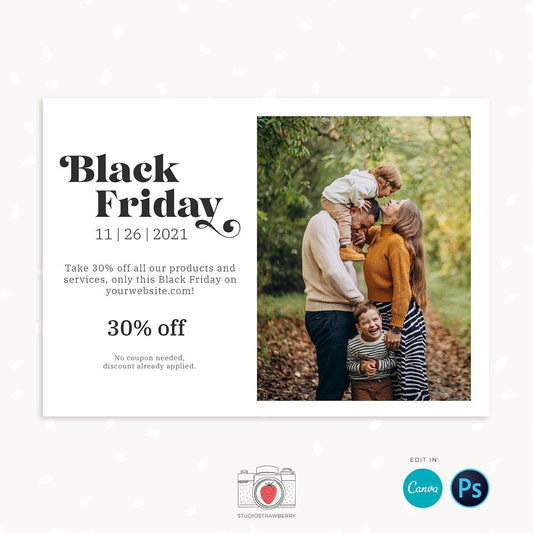Black Friday Marketing Template, Black Friday Canva Template, Black Friday Sale Promotion, Black Friday offer, Instagram, Social media, FB