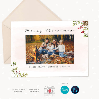 Year in review Christmas card template, 2022 overview, Year in review template, Year in review holiday card, Year in review card, new year