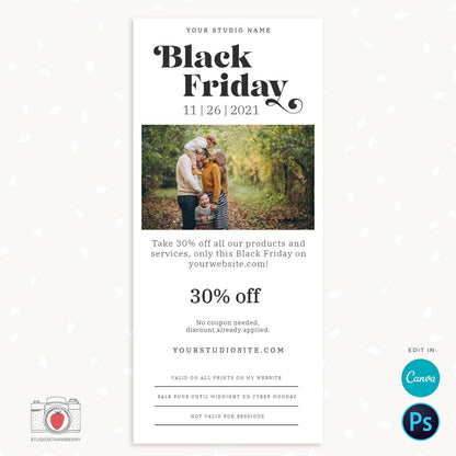 Black Friday email template, Black Friday sale started, Black Friday email newsletter template, Canva email template, Cyber Monday email