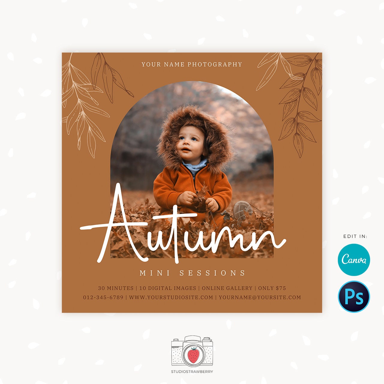Fall Mini Session Template, Autumn mini sessions, Fall photography, Fall Sessions template, Autumn photography, Fall minis, Autumn minis