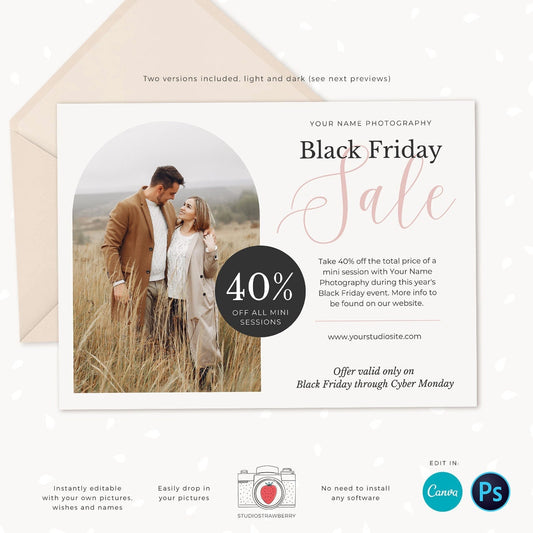 Black Friday Marketing Template, Black Friday Canva Template, Black Friday Sale Promotion, Black Friday offer, Instagram, Social media, FB
