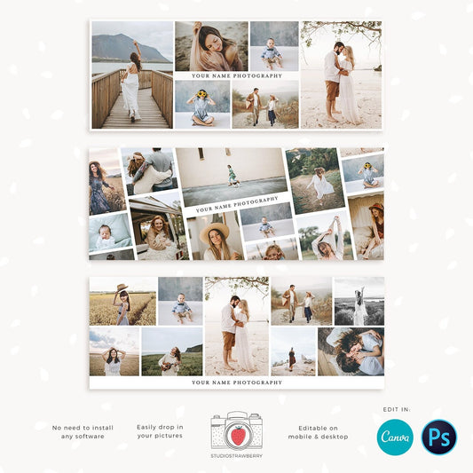 Facebook cover template, Canva, Photography Facebook Timeline Covers, Facebook Cover Template, Facebook Cover Photo, Photo collages, Pics