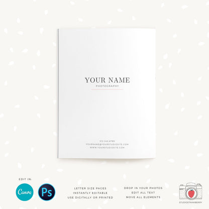 Location Guide Template, Photography Magazine, Welcome guide, 12 pages, Template for photographers, Magazine Template, Canva & Photoshop