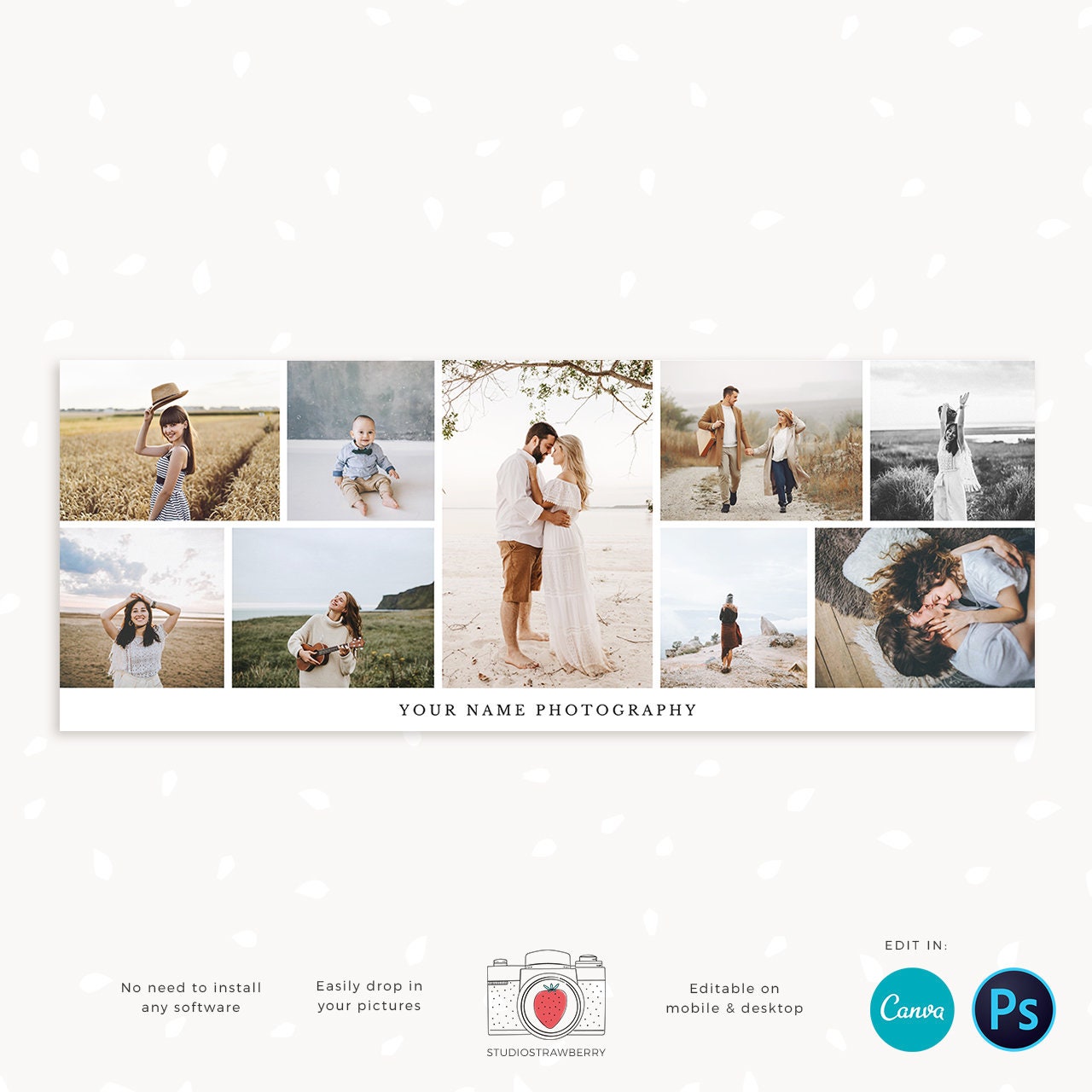 Facebook cover template, Canva, Photography Facebook Timeline Covers, Facebook Cover Template, Facebook Cover Photo, Photo collages, Pics