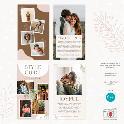 Photographer instagram story templates, Photography instagram template, Instagram story photographers, Canva instagram story template