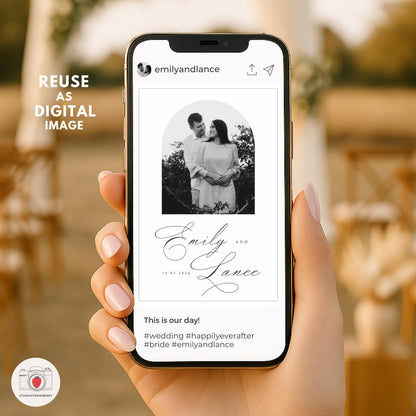 Wedding entrance sign with pampas grass decor