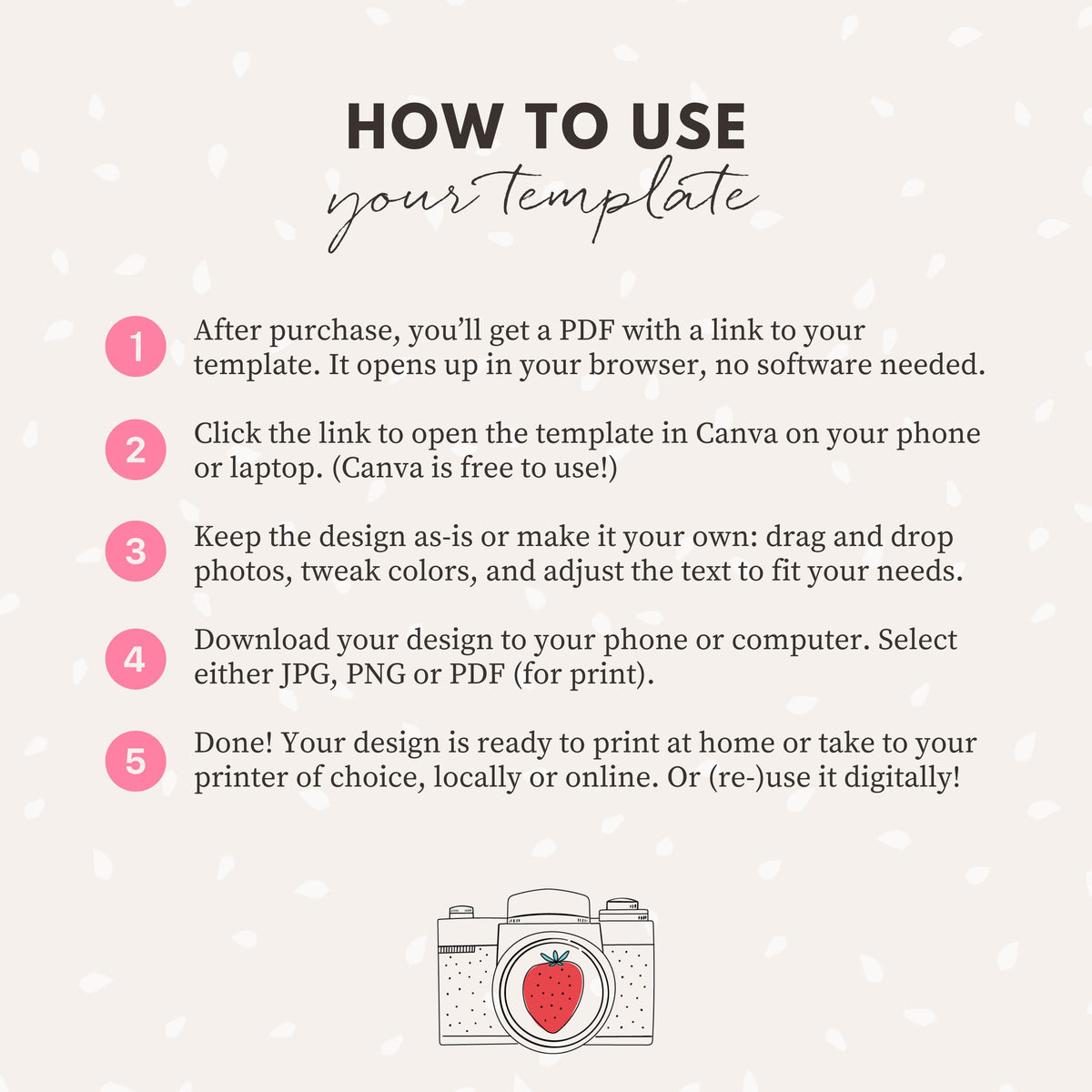 Beginner friendly Canva mini sessions flyer with editable text and colors